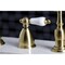 Kingston Brass KB1797PLBS 8" Widespread Kitchen Faucet W/ Brass Sprayer, Brushed Brass KB1797PLBS - alternate 2
